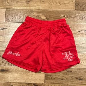 Inaka Power Cherry Gym Workout Mesh Shorts Size Medium